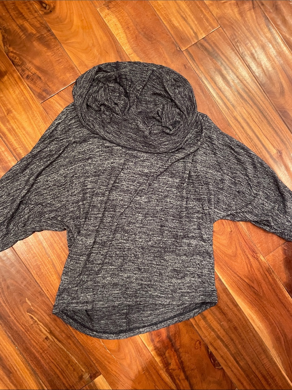 Olivia Moon Black Heather Knit Top